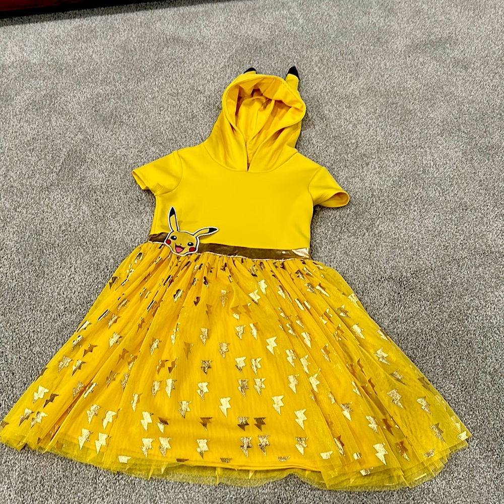 Girls Pokémon Pikachu cosplay tutu dress